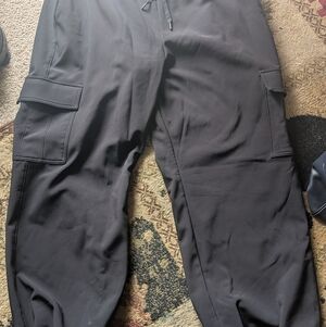 PINK Victoria's Secret  Black Cargo Pants